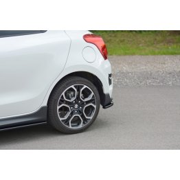 Накладки сплиттеры боковые на задний бампер на Suzuki Swift IV Sport